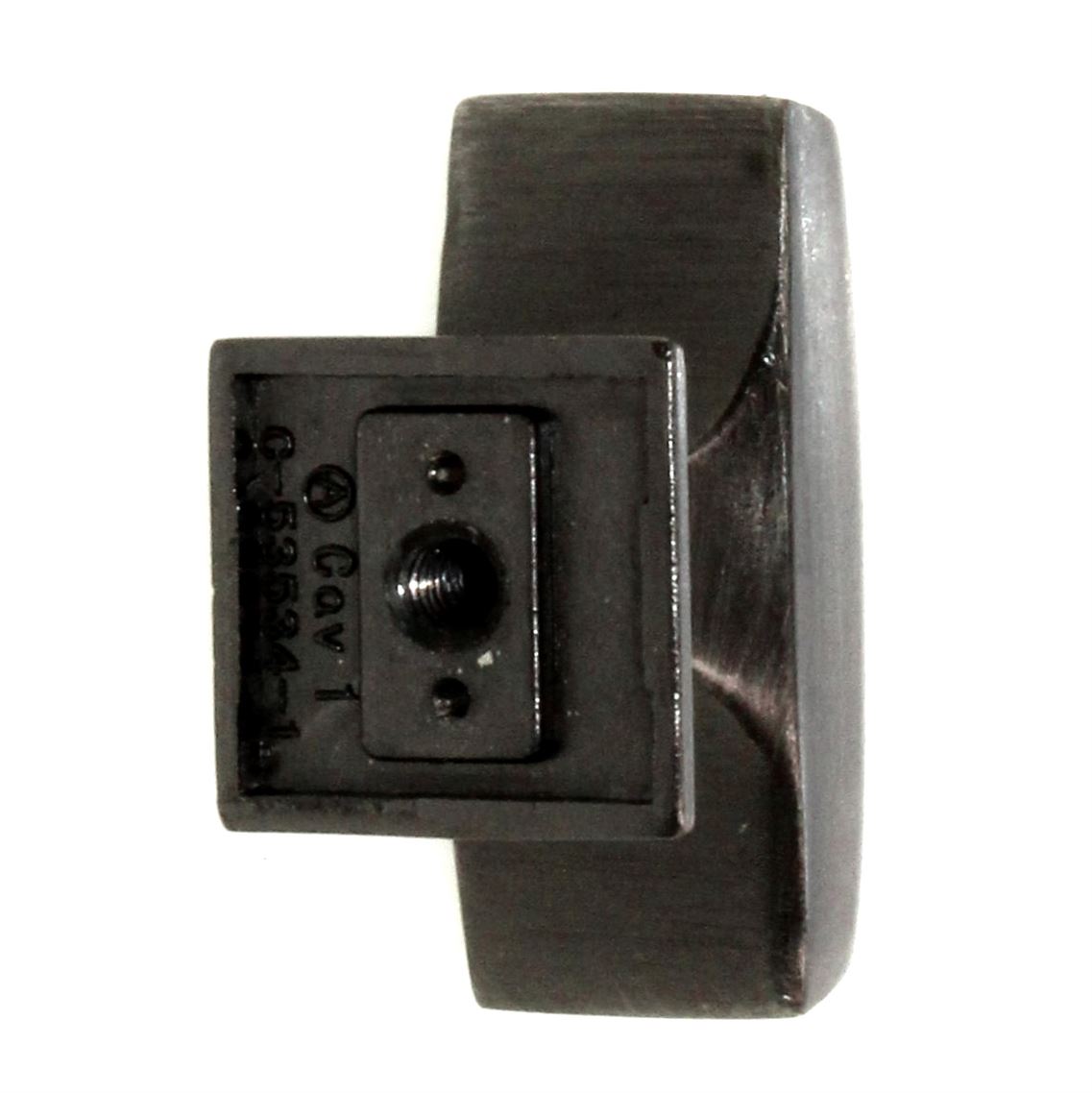 Amerock Mulholland Gunmetal 1 1/2" Rectangle Cabinet Knob BP535342GM