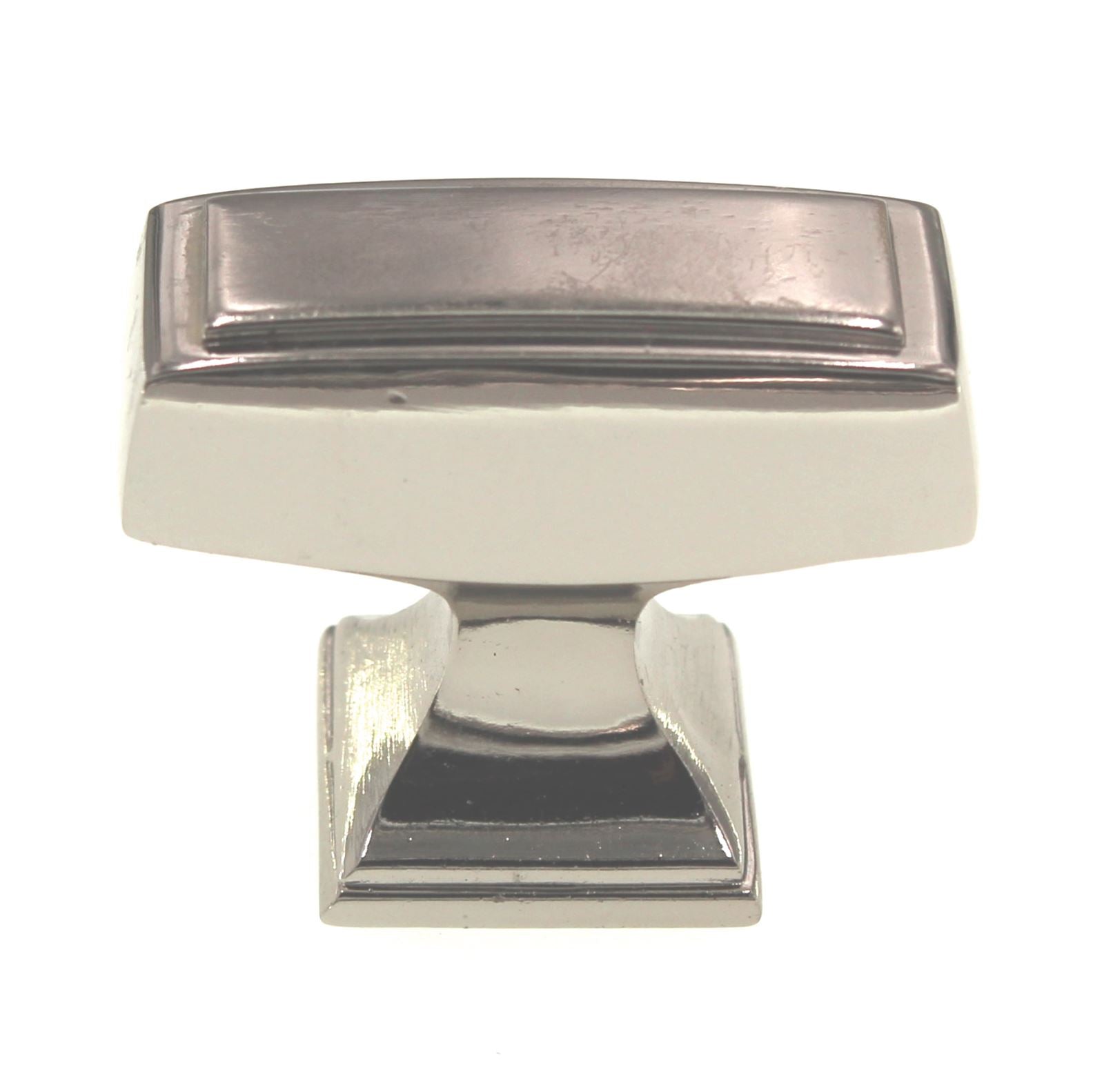 Amerock Mulholland Polished Nickel 1 1/2" Rectangle Cabinet Knob BP535342PN