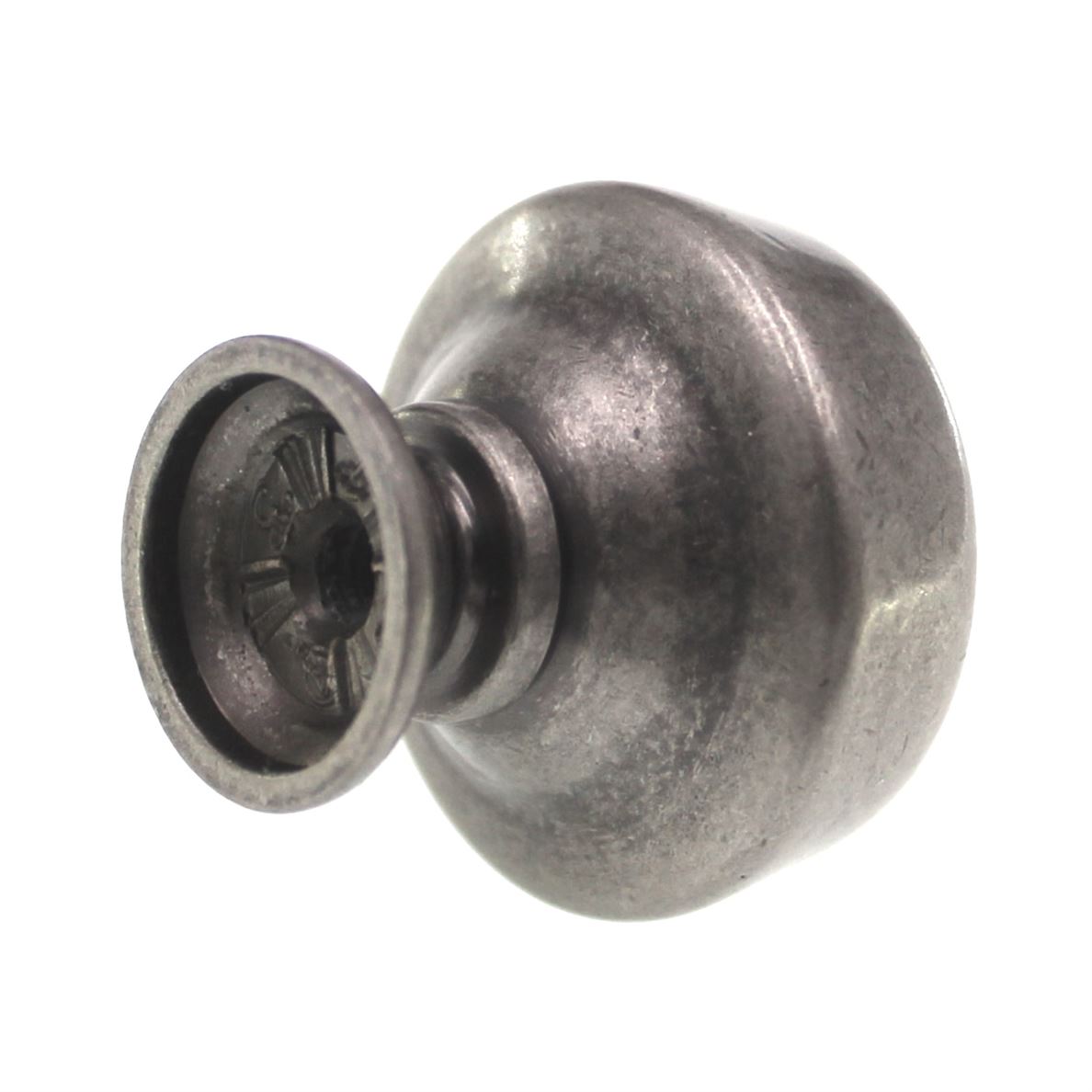 Amerock Kane Weathered Nickel 1 3/16" Round Cabinet Knob BP53700WN