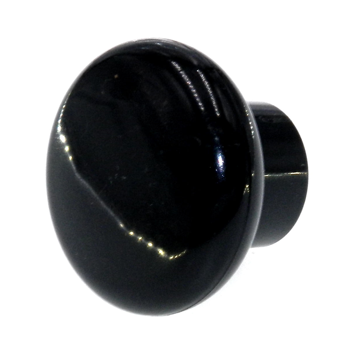 Amerock Plastics Black 1 1/4" Round Cabinet Knob BP5421-BJ