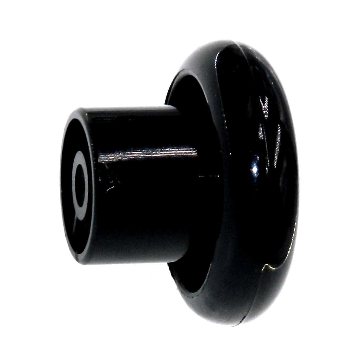 Amerock Plastics Black 1 1/4" Round Cabinet Knob BP5421-BJ