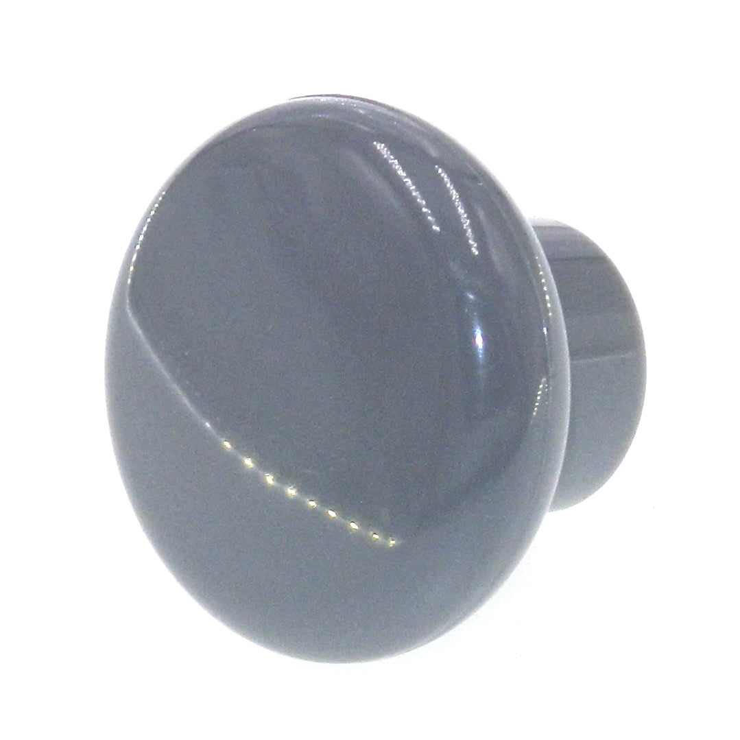 Amerock Plastics Gray 1 1/4" Round Cabinet Knob BP5421-BQ