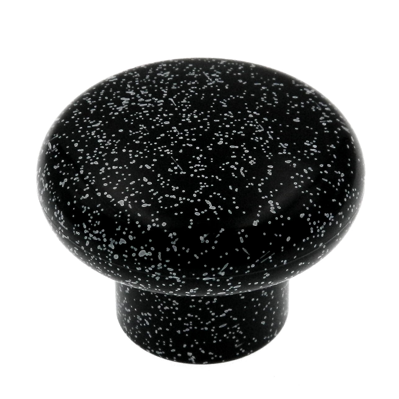 Amerock BP5421-SPB Speckled Black 1 1/4" Round Cabinet Knob Pull Allison