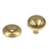 Amerock Allison Solid Brass Designer 1 1/4" Round Knob with Backplate 543