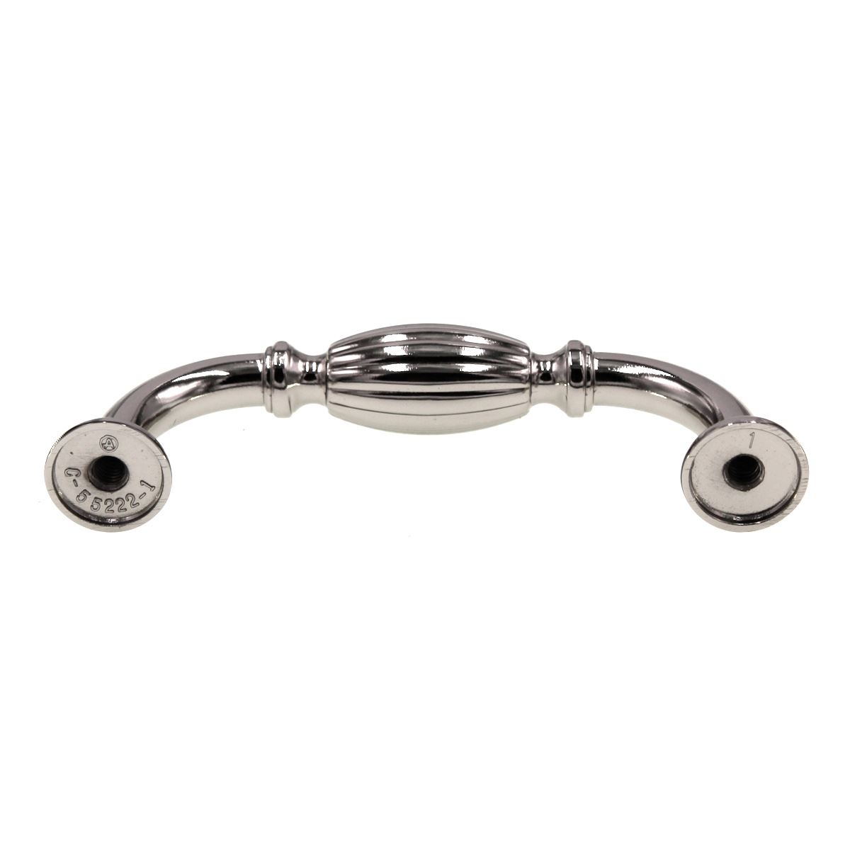 Amerock Blythe Cabinet Arch Pull 3" Ctr Polished Nickel BP55222PN