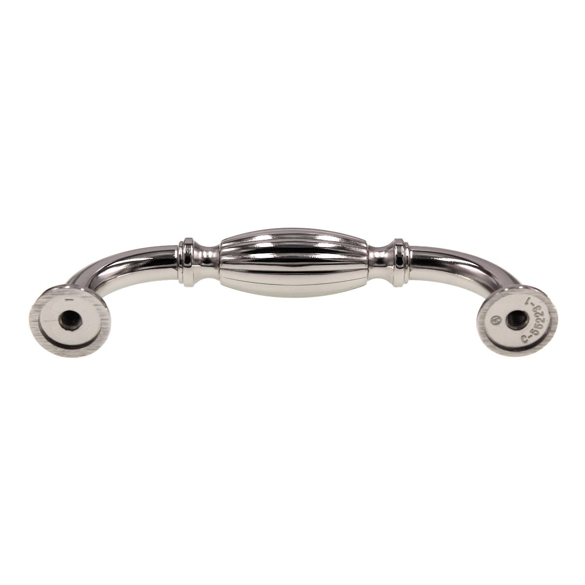 Amerock Blythe Cabinet Arch Pull 3 3/4" (96mm) Ctr Polished Nickel BP55223PN