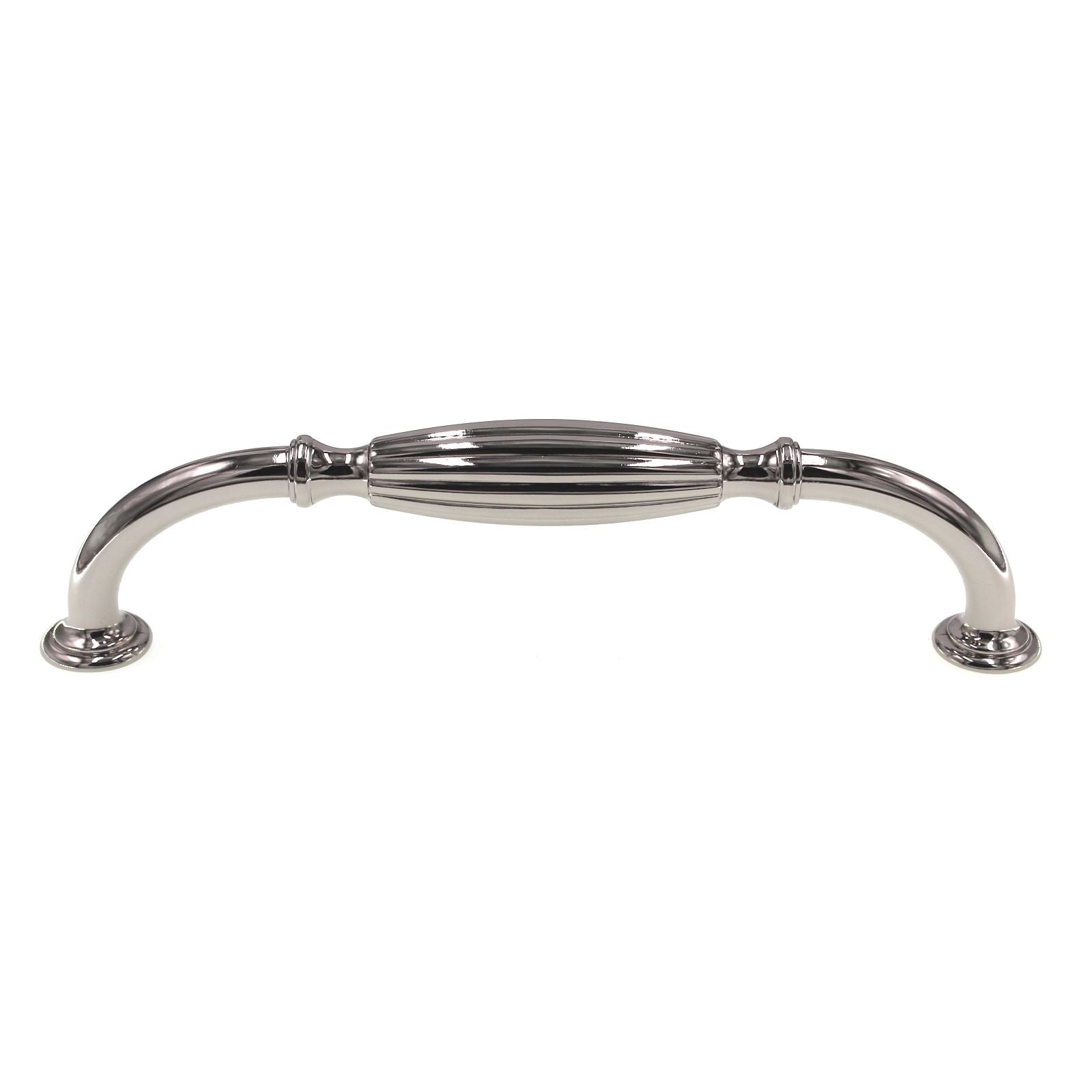 Amerock Blythe Cabinet Arch Pull 6 1/4" (160mm) Ctr Polished Nickel BP55225PN