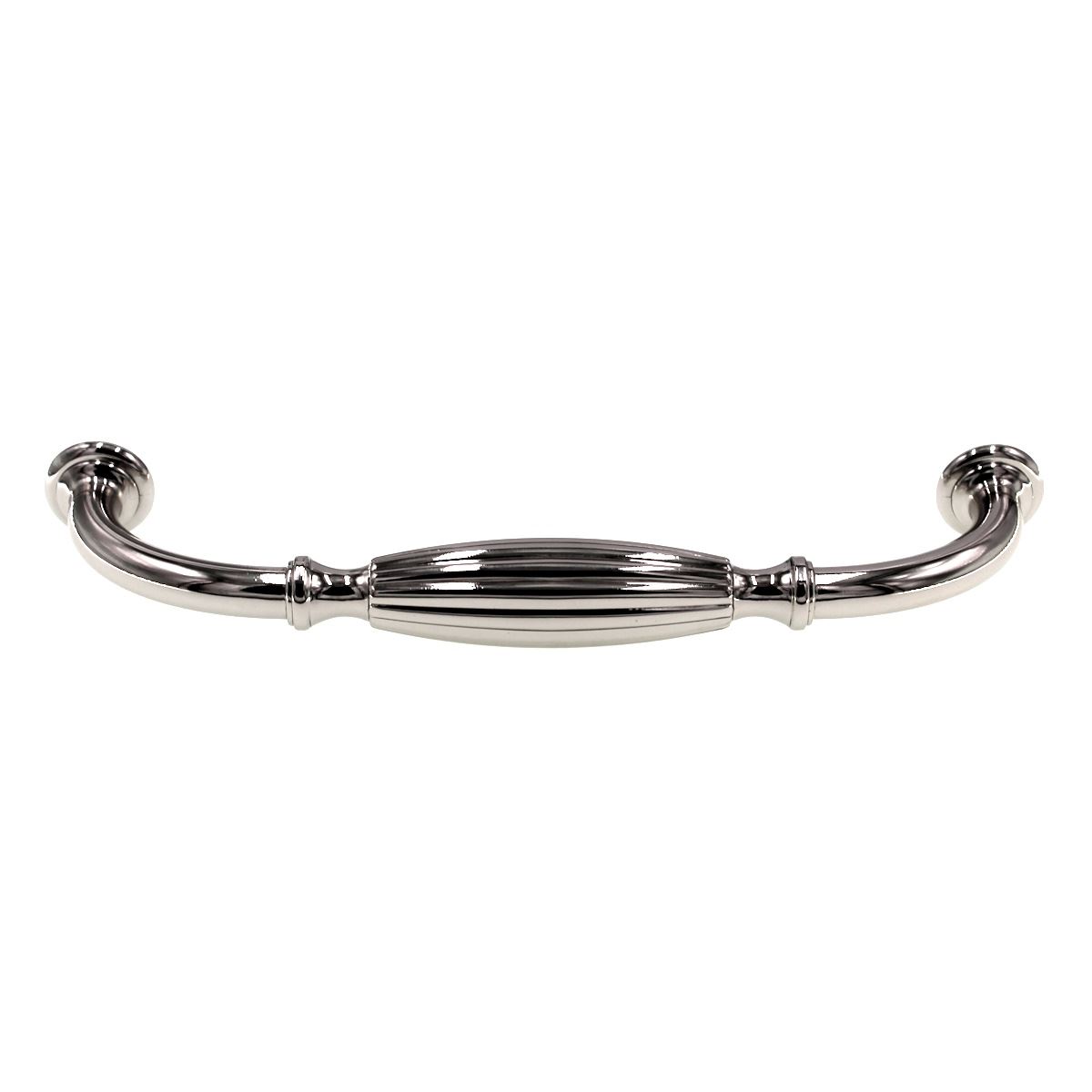 Amerock Blythe Cabinet Arch Pull 6 1/4" (160mm) Ctr Polished Nickel BP55225PN