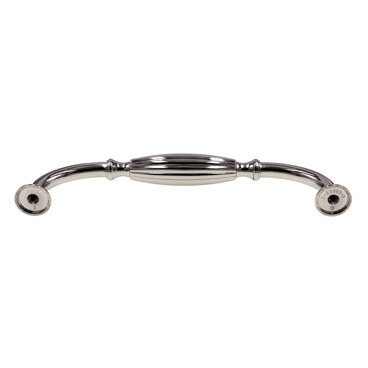 Amerock Blythe Cabinet Arch Pull 6 1/4" (160mm) Ctr Polished Nickel BP55225PN