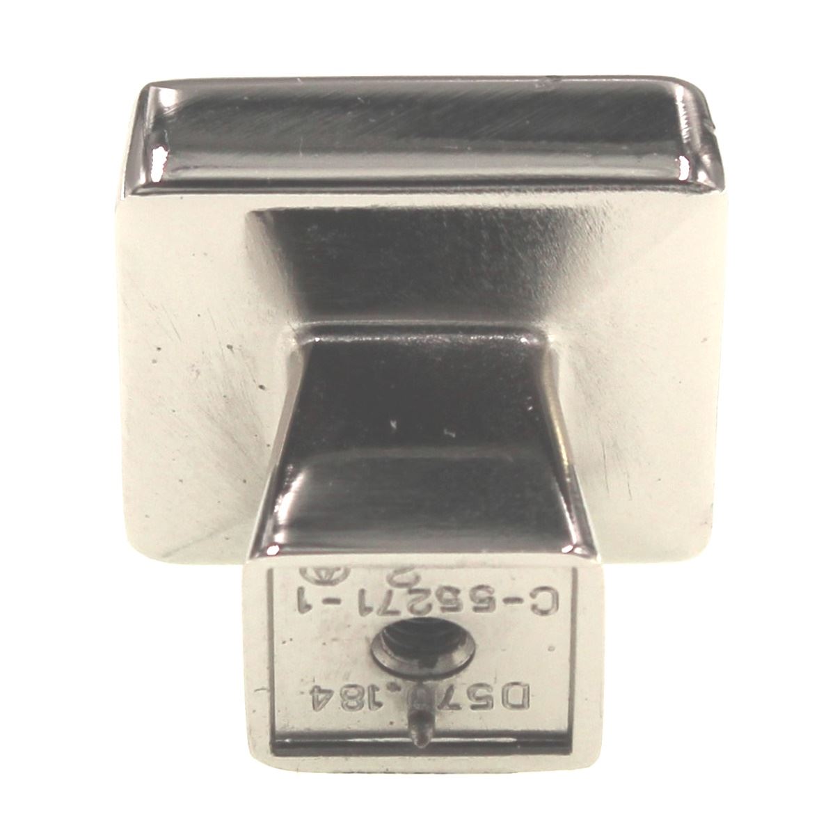 Amerock Blackrock Polished Nickel 1 3/16" Square Cabinet Knob BP55271PN