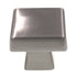 Amerock Blackrock Satin Nickel 1 1/2" Square Cabinet Knob BP55273G10