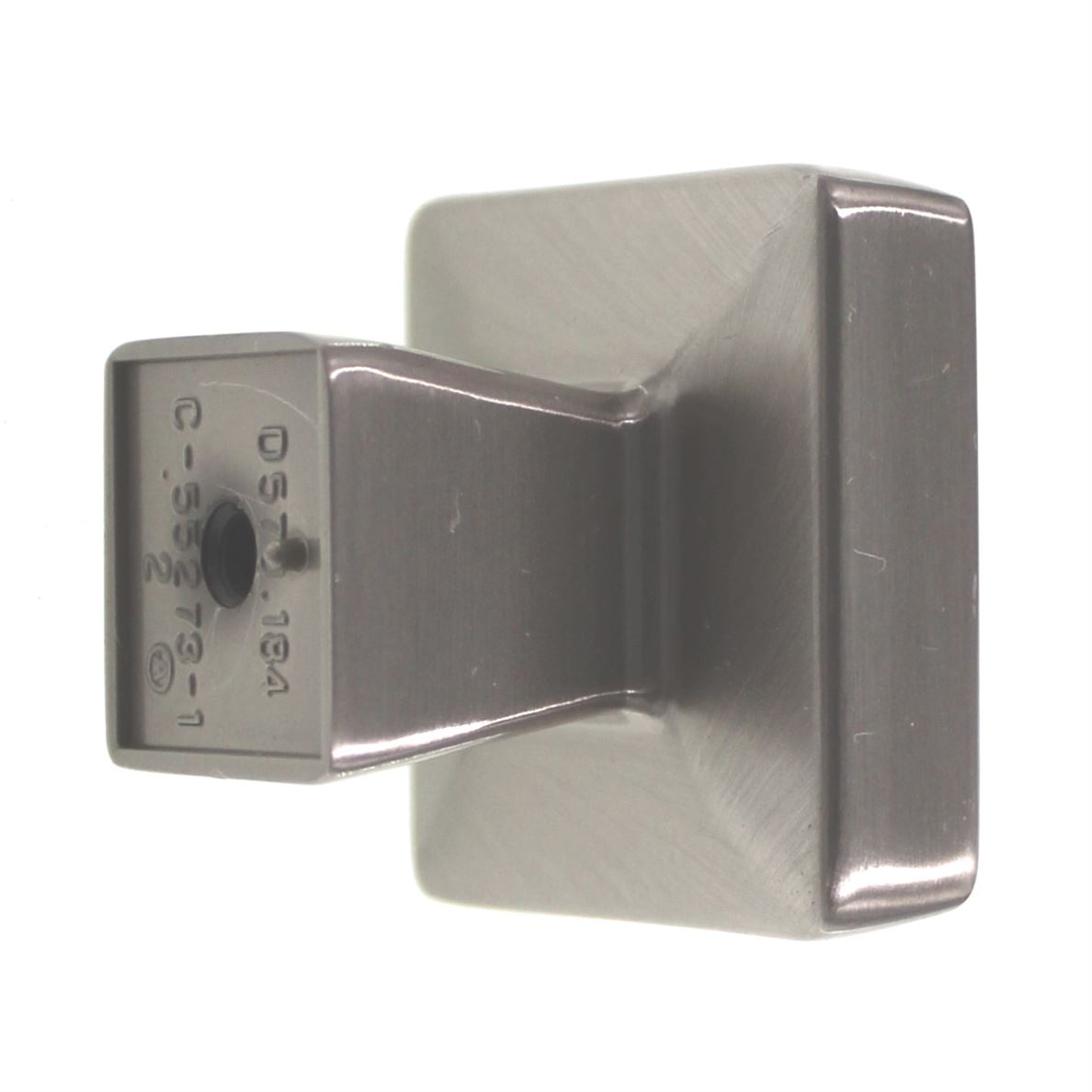 Amerock Blackrock Satin Nickel 1 1/2" Square Cabinet Knob BP55273G10