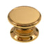 Amerock Metals Bright Brass 1-1/8" Round Cabinet Knob Pull BP5529-3