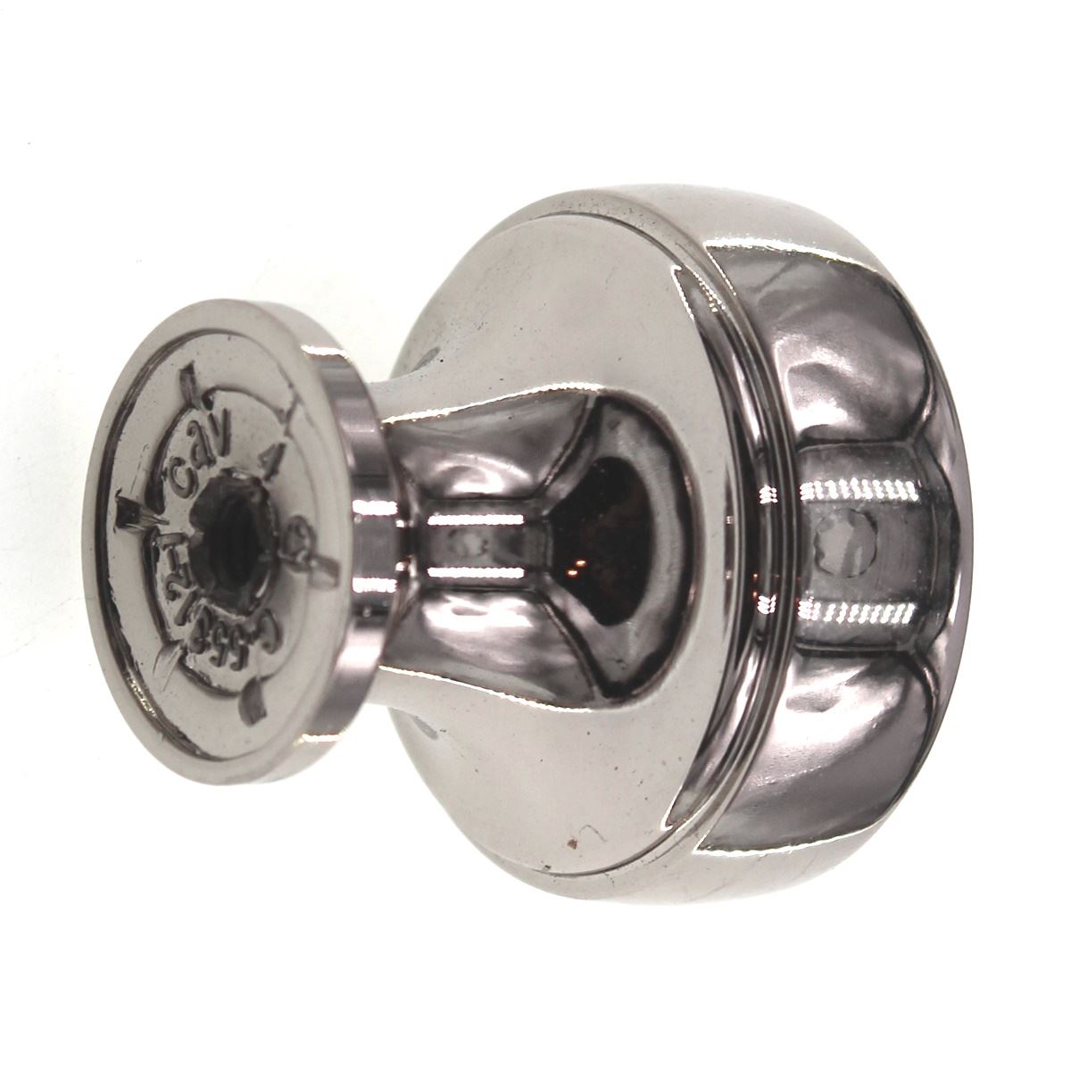 Amerock Highland Ridge 1 3/16" Round Cabinet Knob Polished Nickel BP55312PN