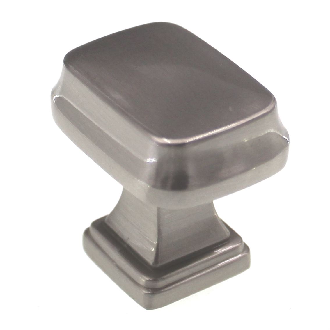 Amerock Revitalize Satin Nickel 1 1/4" Rectangle Cabinet Knob BP55340G10