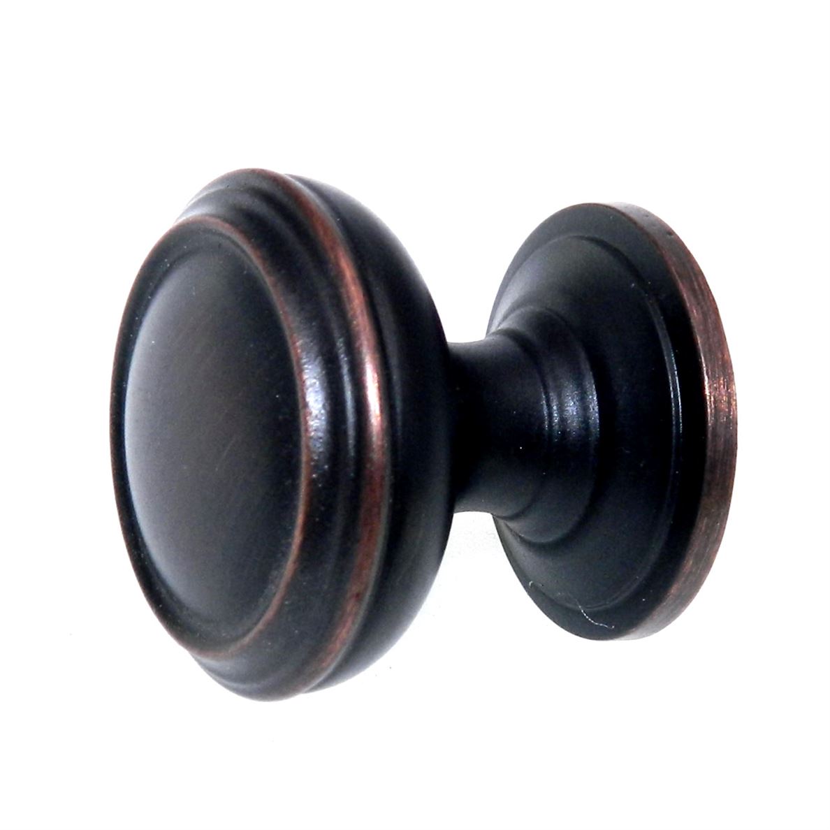 Amerock Revitalize Oil-Rubbed Bronze 1 1/4" Ridged Cabinet Knob BP55342-ORB