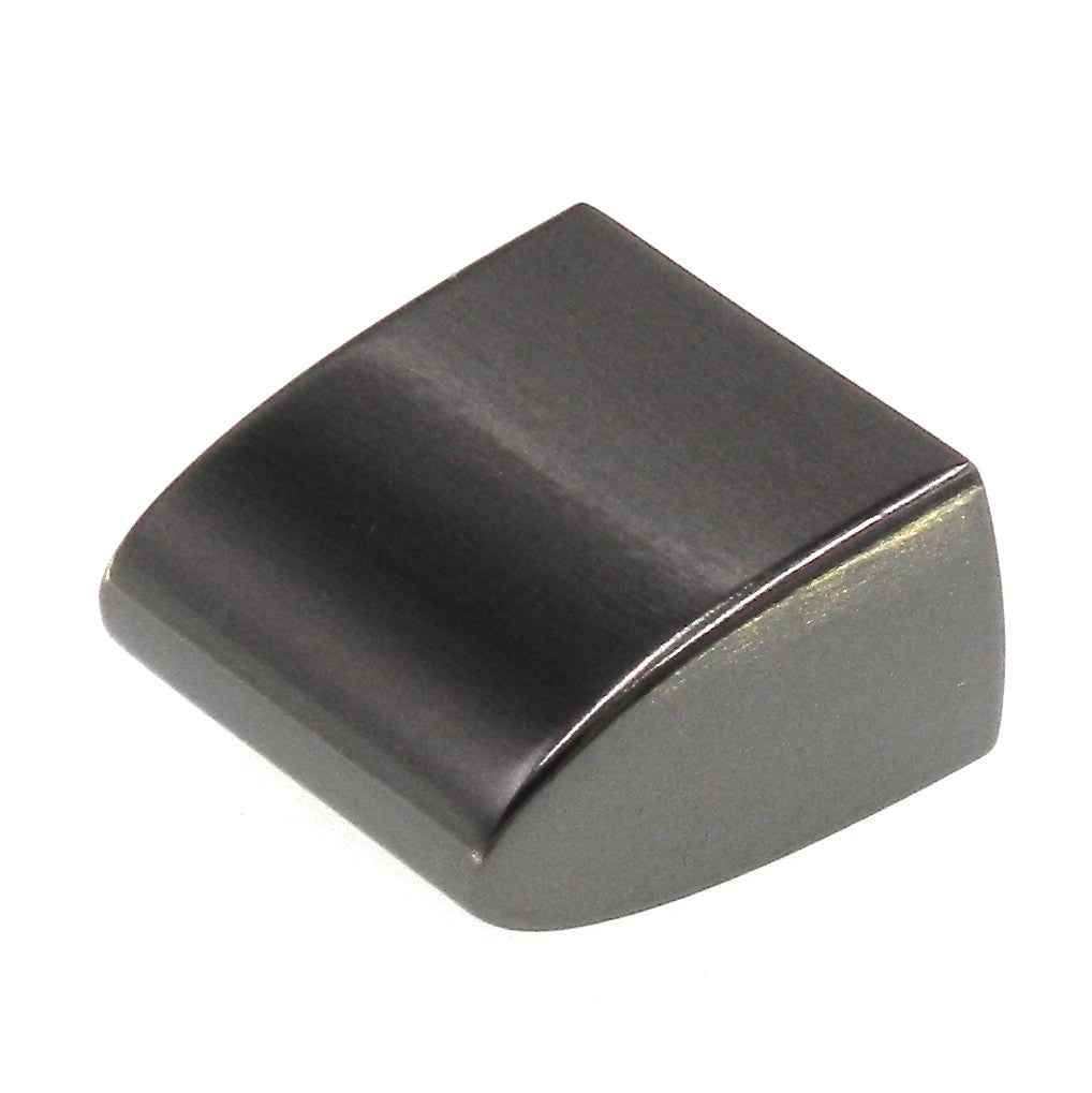 Amerock Riva Graphite 1 1/8" Square Smooth Cabinet Knob BP55360-GPH