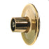 Amerock Mid-Century Modern Polished Brass 2" Round Cabinet Knob Concave BP554-3