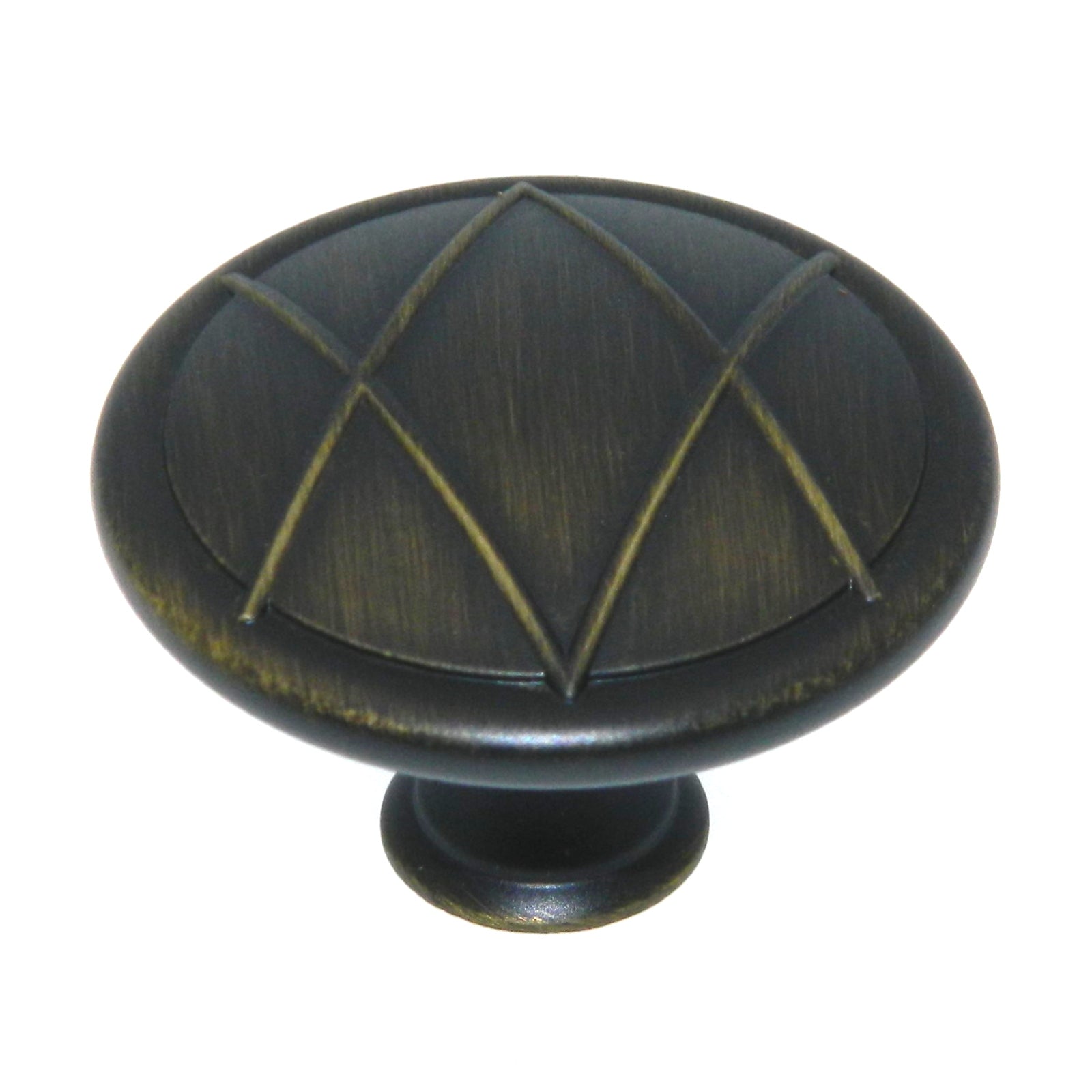 Amerock Lattice Roman Bronze 1 3/4" Round Cabinet Pull Knob BP554202RB