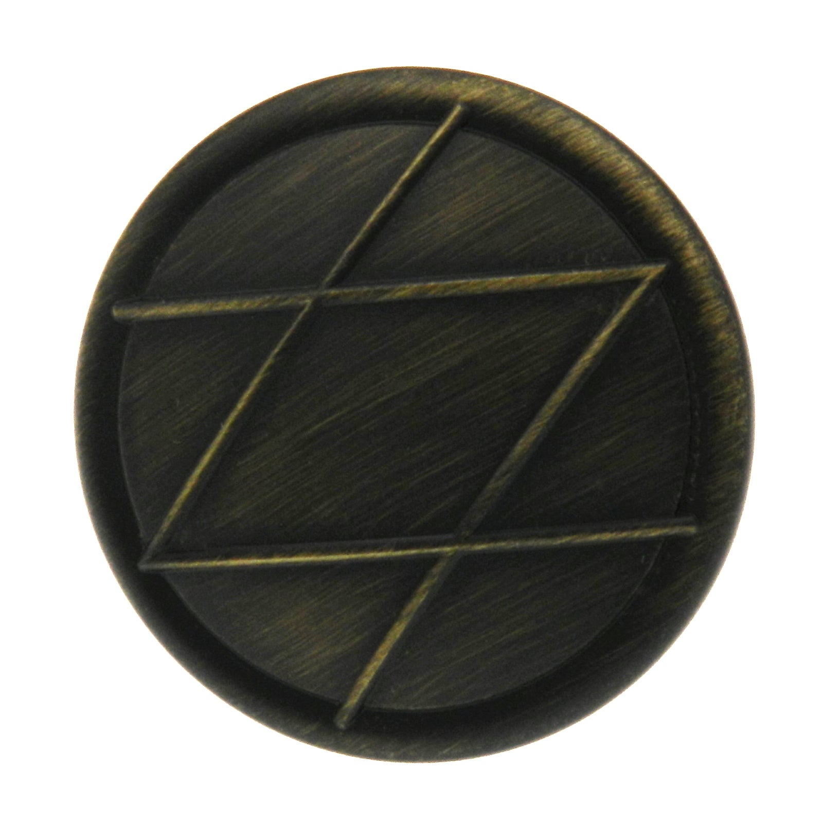 Amerock Lattice Roman Bronze 1 3/4" Round Cabinet Pull Knob BP554202RB