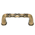 Amerock Lattice Distressed Brass 3"cc Furniture Cabinet Handle Pull BP55421DBS