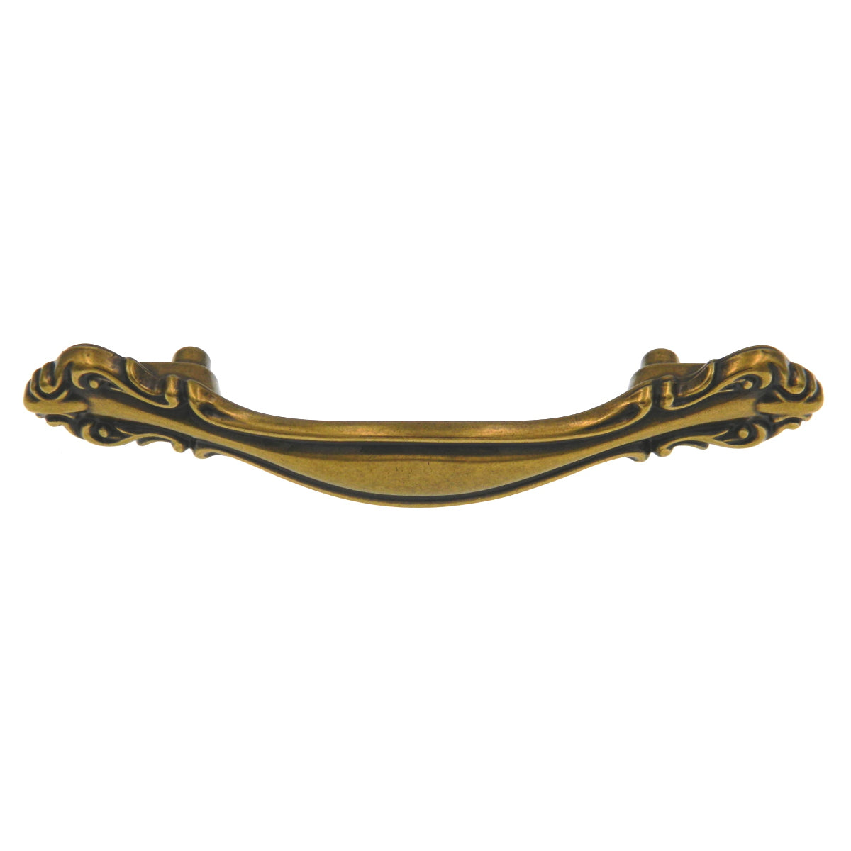 Amerock Traditional Classics 3"cc Regency Brass Ornate Cabinet Handle Pull BP644-R1