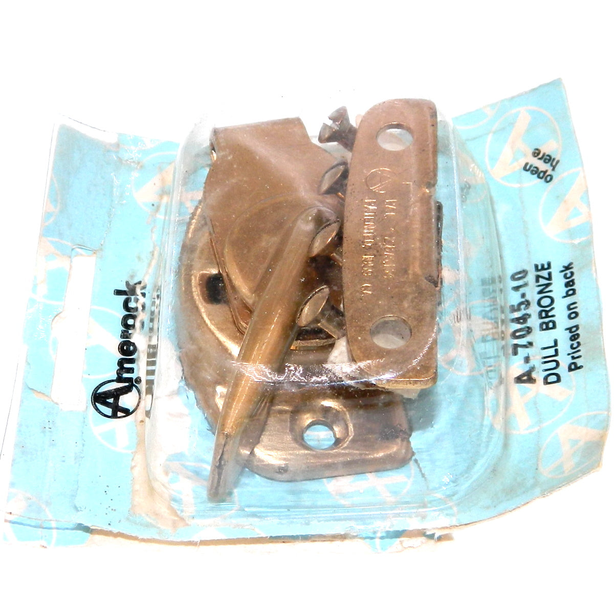 Amerock Window 2 5/8" Sash Lock in Dull Bronze Spring Action "Wintite" BP7045-10