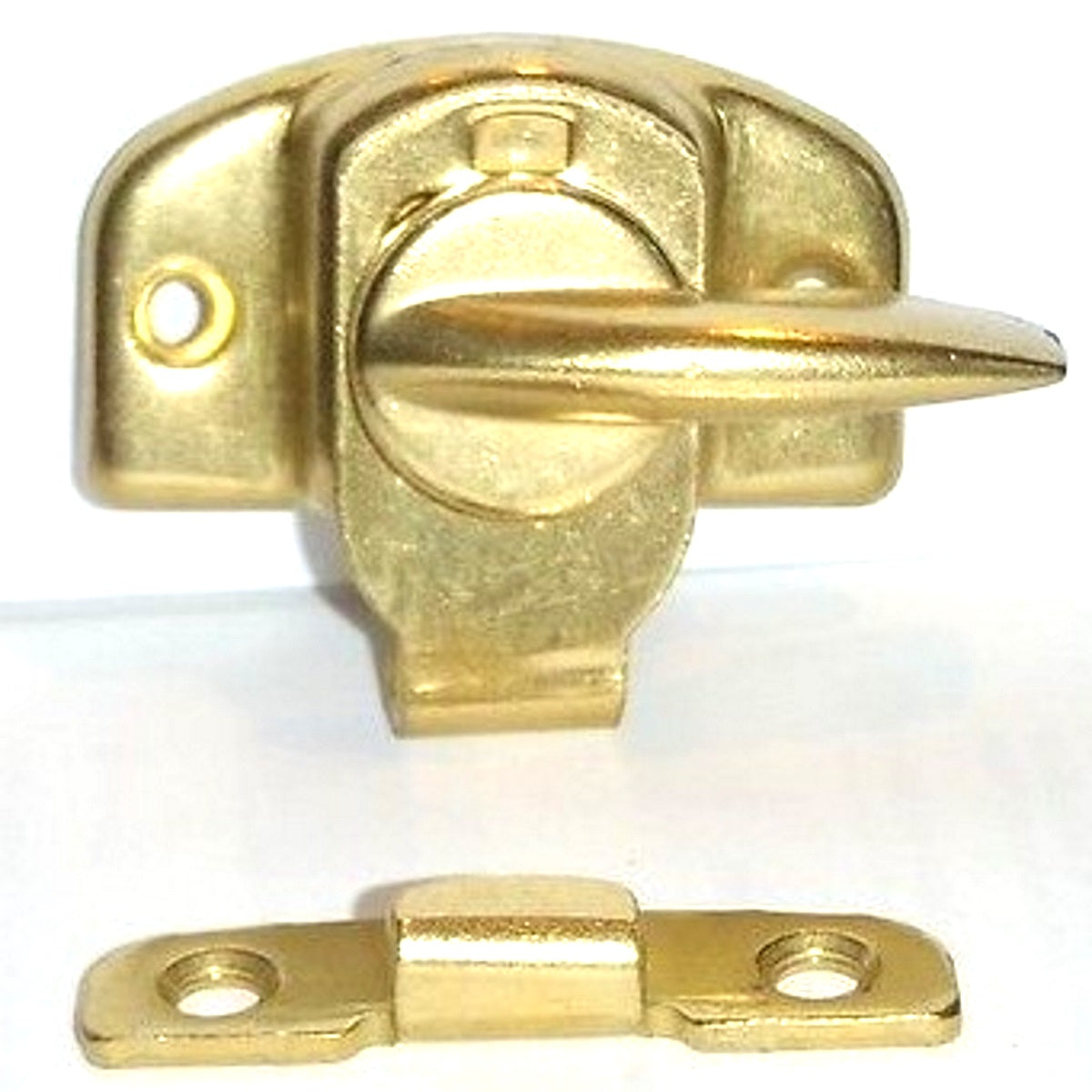 Amerock BP7045-3 Bright Brass Steel Window Cam Sash Lock