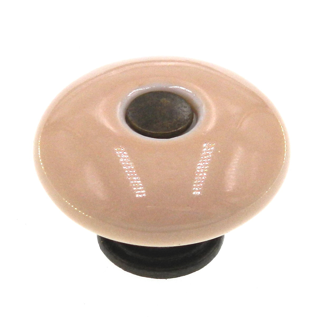 Amerock Traditional Classics Almond 1 1/4" Round Cabinet Knob BP70638-AM