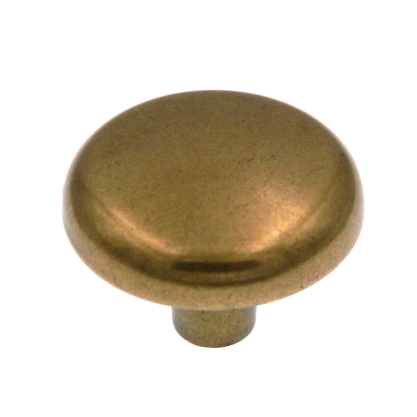 Amerock Hardware BP710-BB Burnished Brass 1 1/4" Round Cabinet Knob Pulls