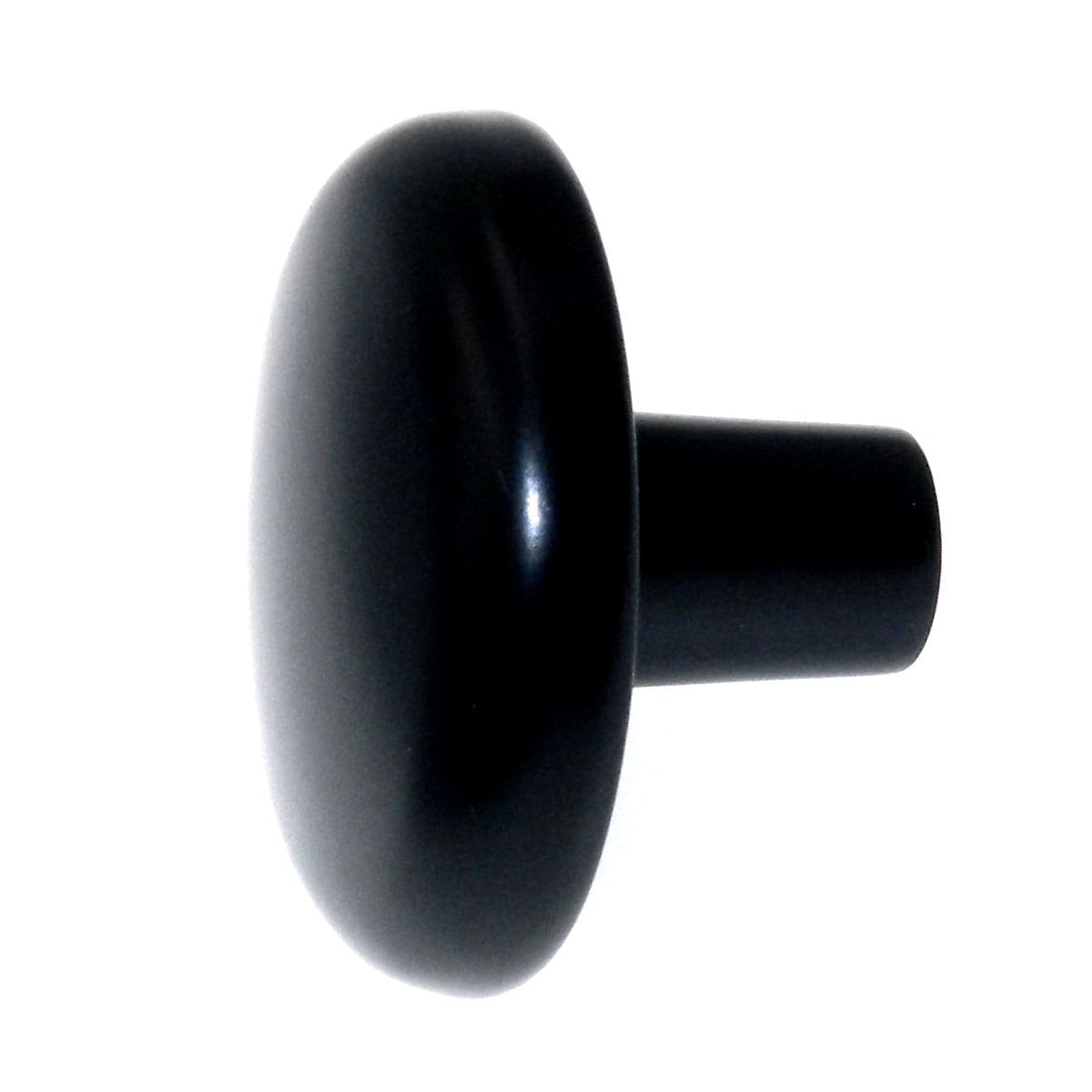 Amerock Shenandoah 1 1/4" Matte Black Round Cabinet Knob BP710-MB