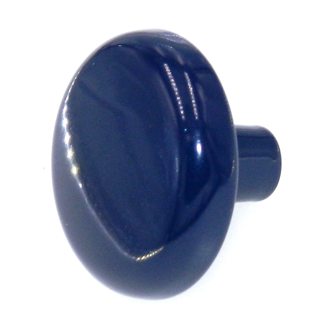 Vintage Amerock Shenandoah Navy Blue 1 1/4" Round Cabinet Knob BP710-NB