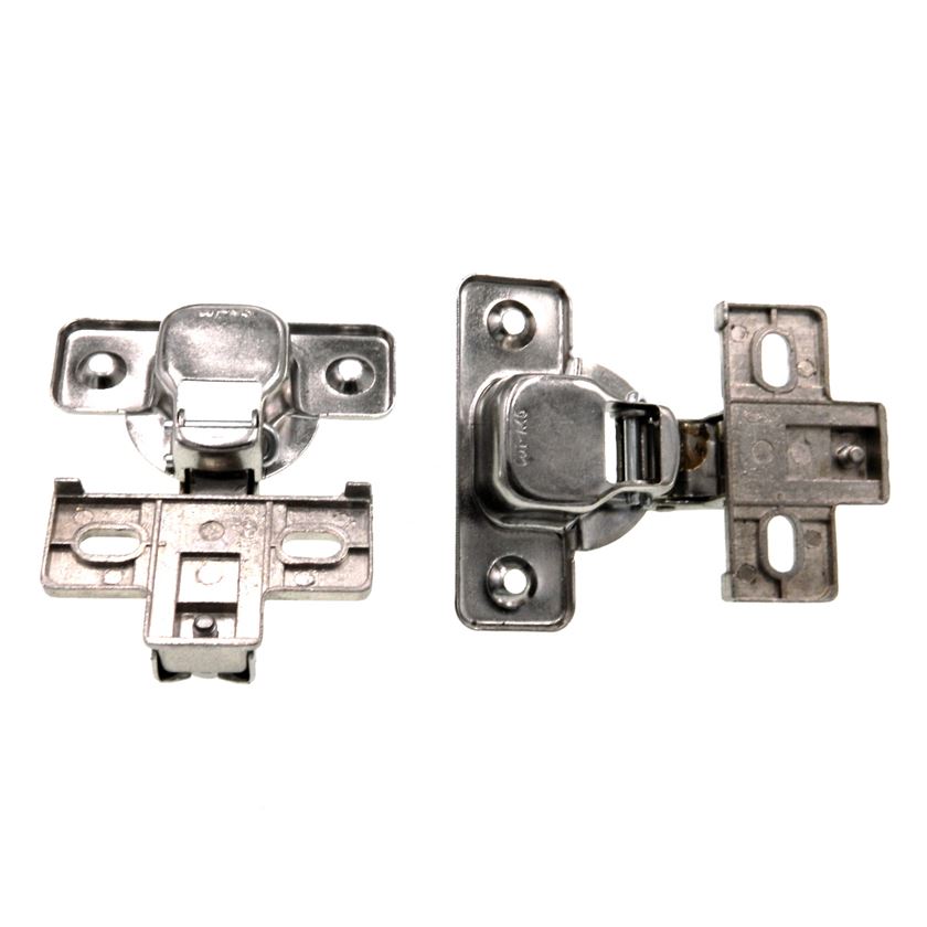 Pair Amerock Slide-On 105 deg 1/2" Overlay  Frame Concealed Hinge BP7105F-A14