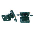 Pair of Amerock Hunter Green Self-Closing 3/8" Inset Cabinet Hinges BP7128-HG