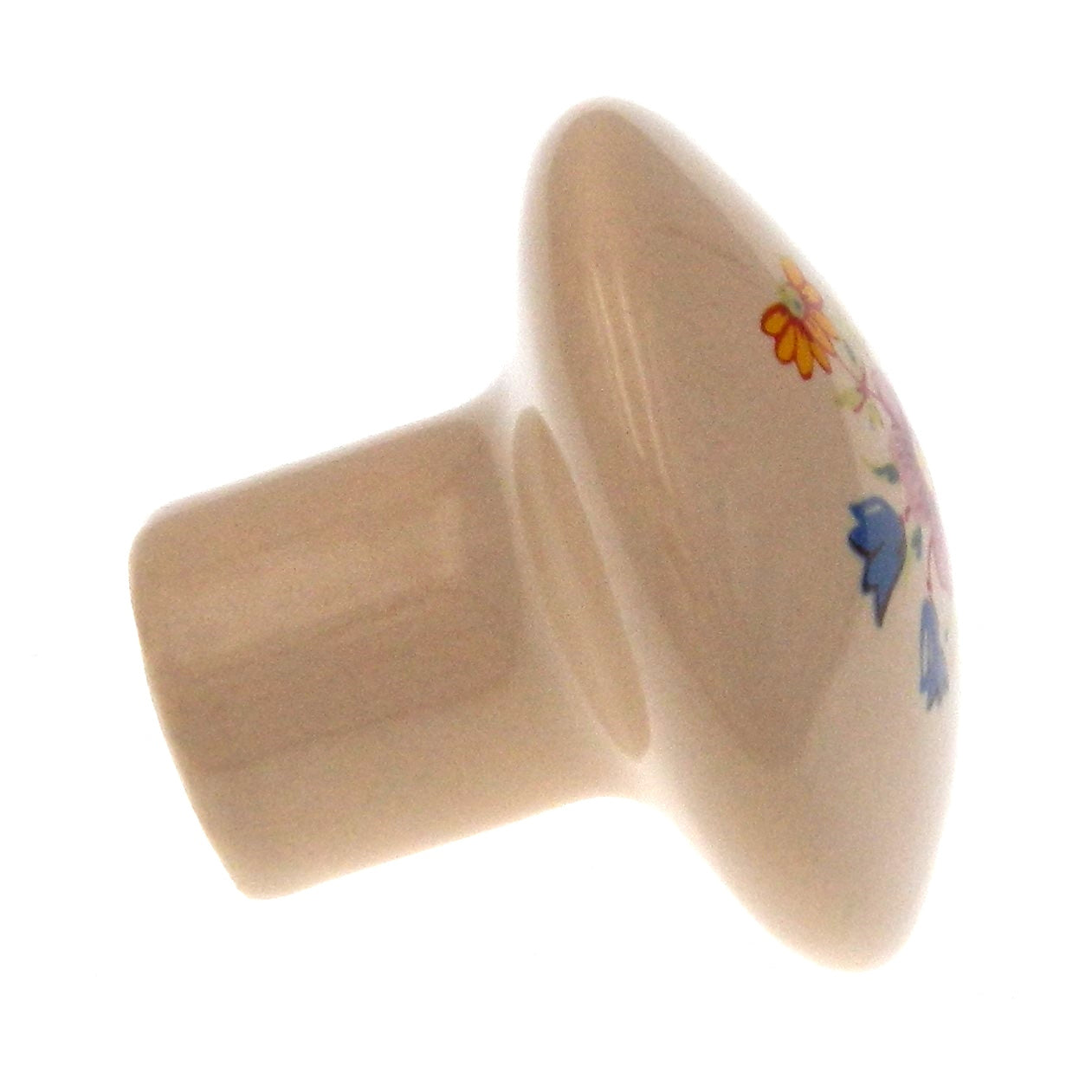 Amerock BP72002-FAM Almond, Floral Design 1 3/8" Mushroom Cabinet Knob Pulls