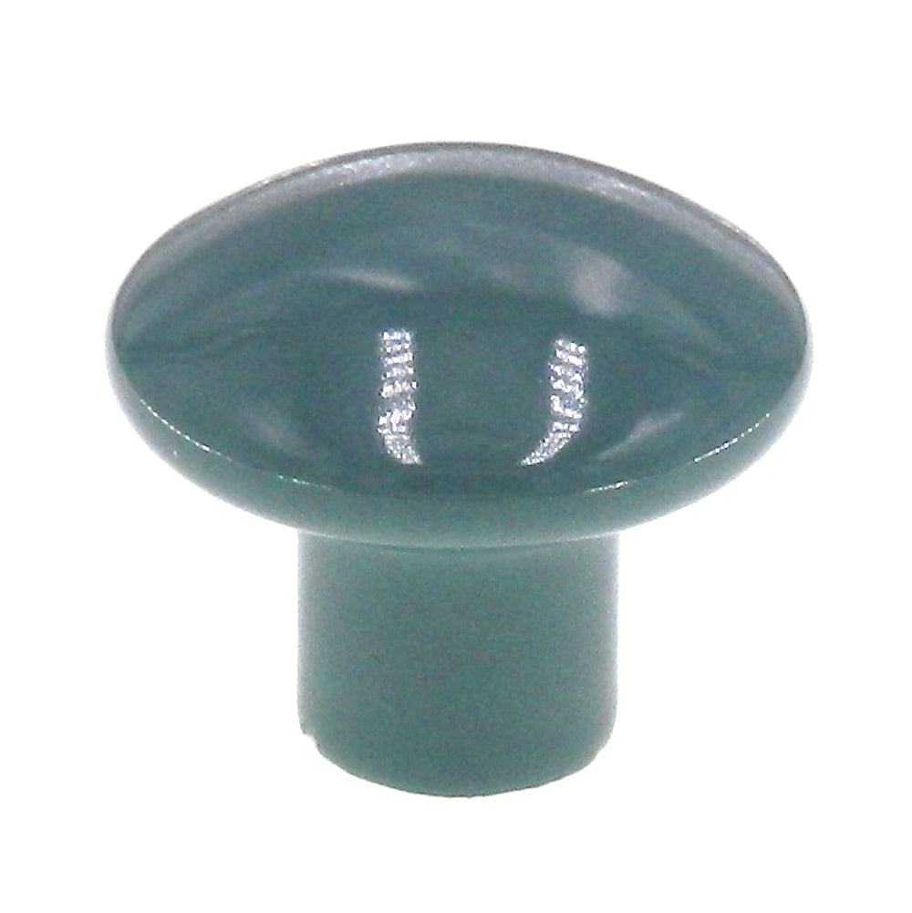 Amerock Ceramics Victorion Teal 1 3/8" Round Cabinet Knob Pull BP72002-VTL