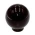 Vintage Amerock Porcelain Dark Brown 1 1/4" Round Cabinet Knob BP727A-BN