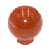 Vintage Amerock Porcelain Dark Orange 1 1/4" Round Cabinet Knob BP727A-RT