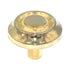 Amerock BP728-3 Polished Brass Solid Brass 1 1/4" Viscount Cabinet Knob Pulls