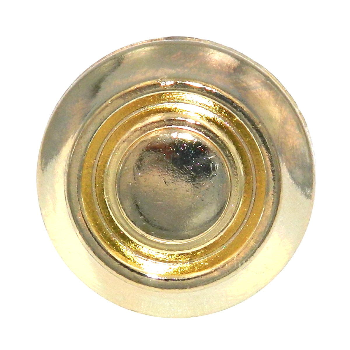 Amerock BP728-3 Polished Brass Solid Brass 1 1/4" Viscount Cabinet Knob Pulls