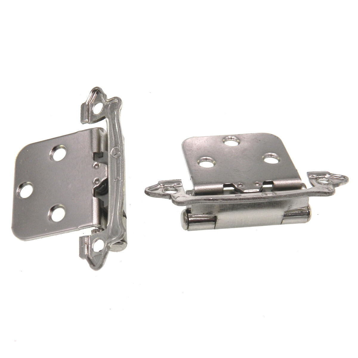 Single Amerock Sterling Nickel Flush Face Mount Hinge Self-Closing BP7329-G9