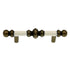 Amerock Allison Antique Brass and White 3"cc Stylish Bar Pull BP742-CW