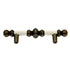 Amerock Allison Antique Brass and White 3"cc Stylish Bar Pull BP742-CW