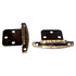 Pair Amerock Antique English Flush Face Mount Hinges Non Self-Closing BP7529-AE