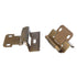 Amerock Burnished Brass Full Wrap Hinges 1/2" Overlay Self-Closing BP7541-BB