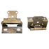 Amerock Burnished Brass Full Wrap Hinges 1/2" Overlay Self-Closing BP7542-BB