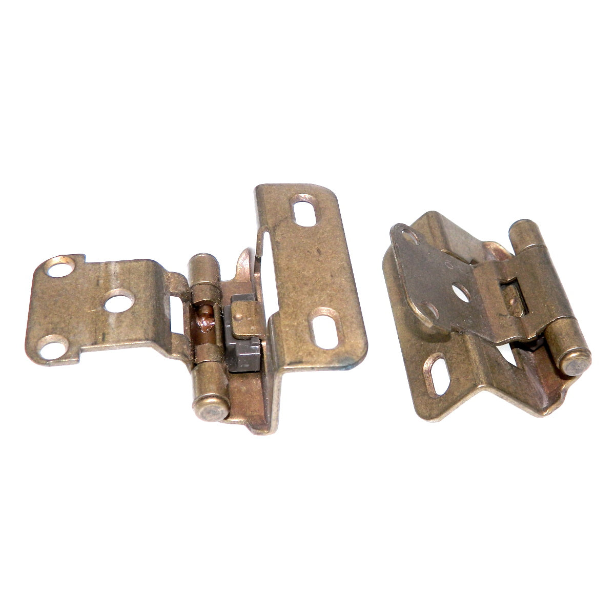 Amerock Burnished Brass Partial Wrap Hinges Reverse Bevel Self-Closing BP7544-BB