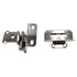 Amerock Bright Nickel Partial Wrap Hinges 1/2" Overlay Self-Closing BP7550-14