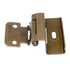 Amerock Burnished Brass Full Wrap Hinges 1/4" Overlay Self-Closing BP7567-BB