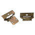 Amerock Burnished Brass Full Wrap Hinges 1/4" Overlay Self-Closing BP7567B-BB